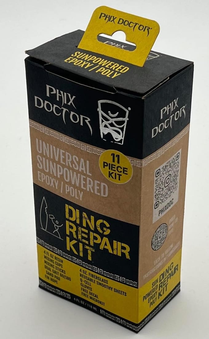 Reparatieset Surfplank - Epoxy Polyester Set - Snelle Plankreparatie - UV Uithardend Hars - 4 oz - Transparant