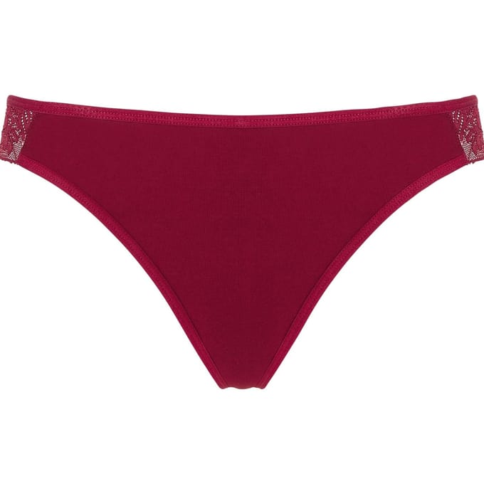 Livera Thong Miracle Cotton Rhubarb Taglia: L | Biancheria intima Outlet | Donna