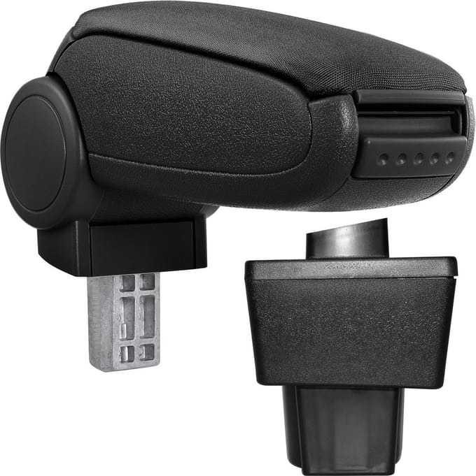 [pro.tec]® Armsteun-Skoda Yeti-model 1-2009-stof-zwart