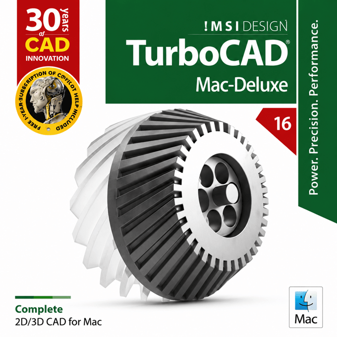 TurboCAD Mac 16 Deluxe 2D/3D Levensduur