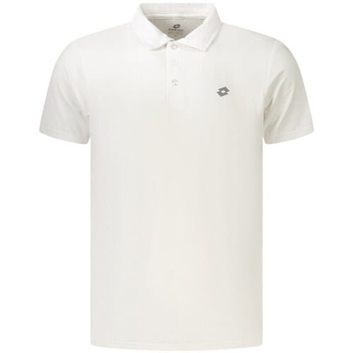 Polo Shirt Korte Mouw Lotto 468840biwhitexl