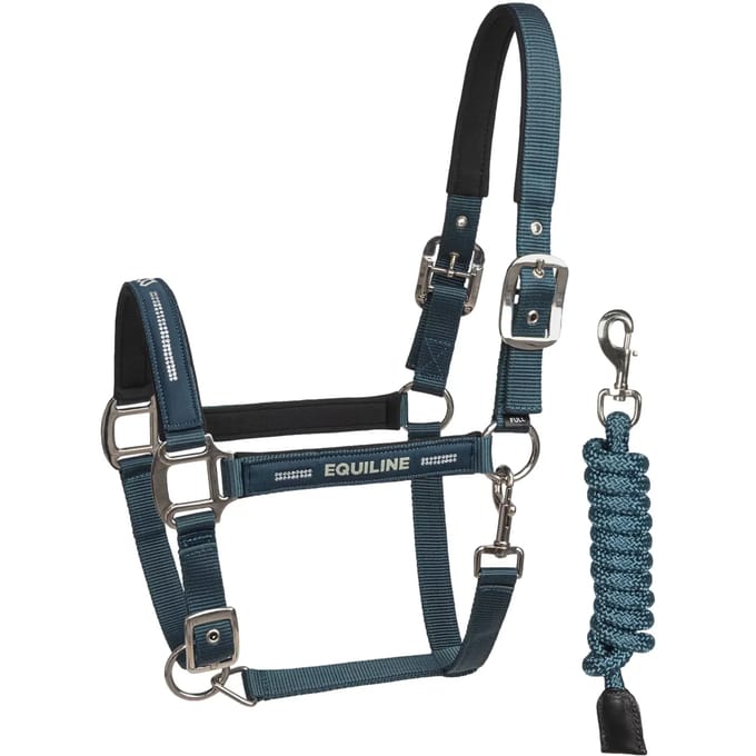 Nylon hoofdstel voor paard Equiline Enkas