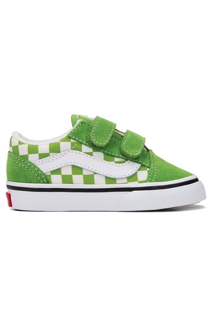 Vans Toddler Old Skool V Green Größe: 21 | Schuhe Outlet | Unisex | Grün