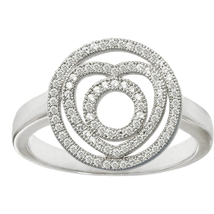 Orphelia Dames 925 Sterling Zilveren Ring - Zilver ZR-7268