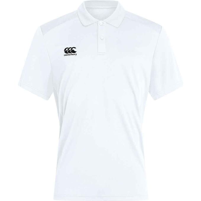Canterbury Heren Club Dry Poloshirt (Wit)