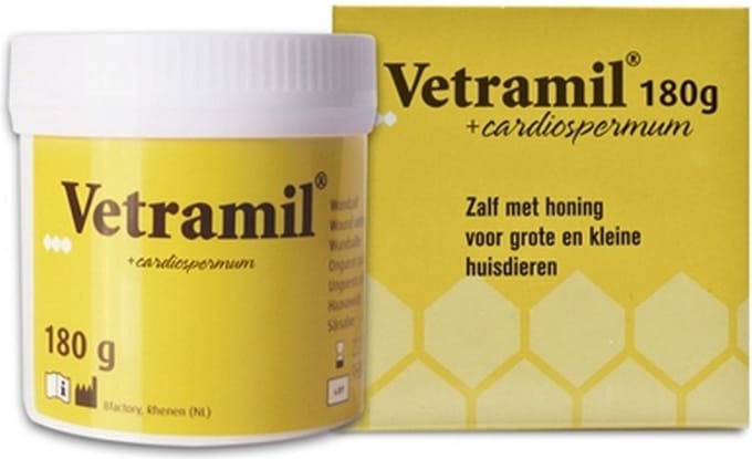 Vetramil honingzalf pot 180 gram