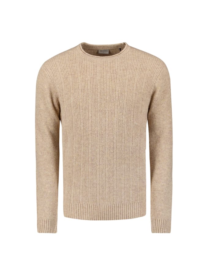 No Excess Pullover Crewneck Melange Cables Kit Größe: L | Pullover Outlet | Herren