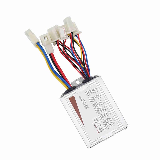 36V 500W Motor Geborstelde Controllerbox voor Elektrische Fiets Scooter E-bike white