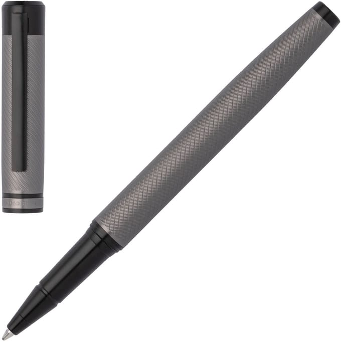 Hugo Boss - HSY2655D - Rollerballpen - grijs/zwart - Filament