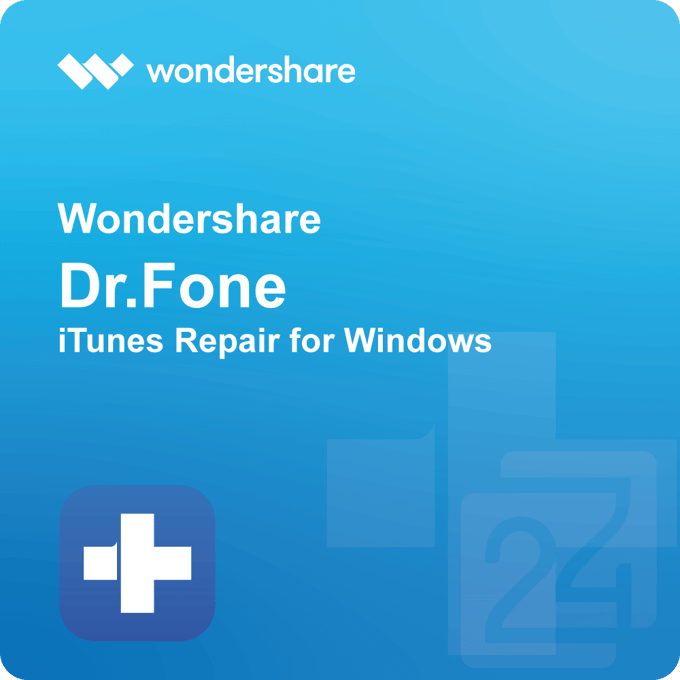 Wondershare Dr.Fone - iTunes Repair for Windows