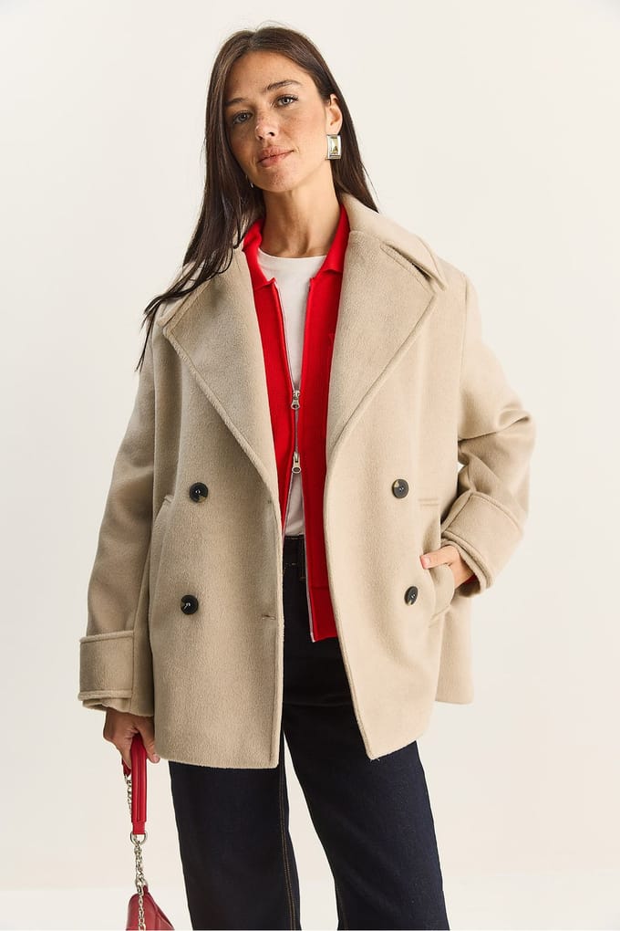 Oversized Jas met Zakken