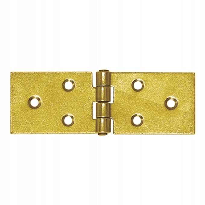Universele constructiescharnieren 100x35mm - Goud verzinkt