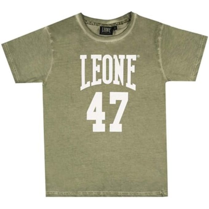 T-shirt Korte Mouw Leone 1947 Boy Short Sleeves Washed