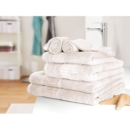 GÖZZE Badhanddoek Bio 70 x 140 cm (Crème)