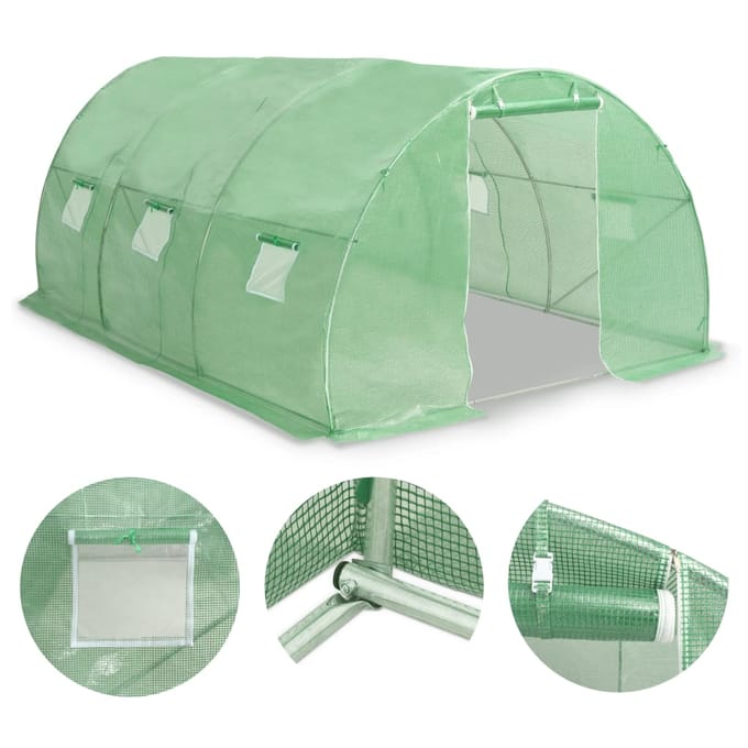 vidaXL - Kas - 13,5 - m² - 450x300x200 - cm