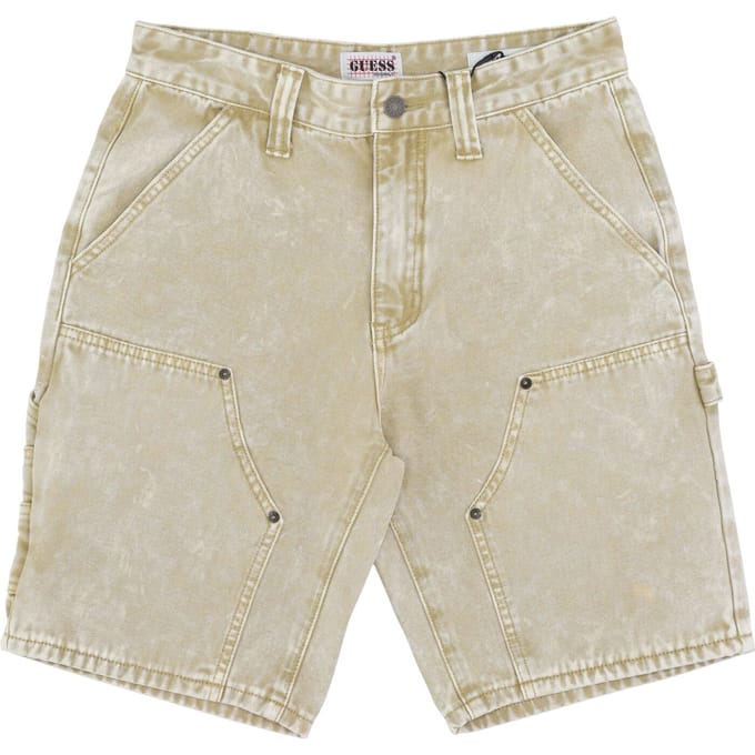 Heren korte jeans Go Aged Carpenter Short Go Aged wit