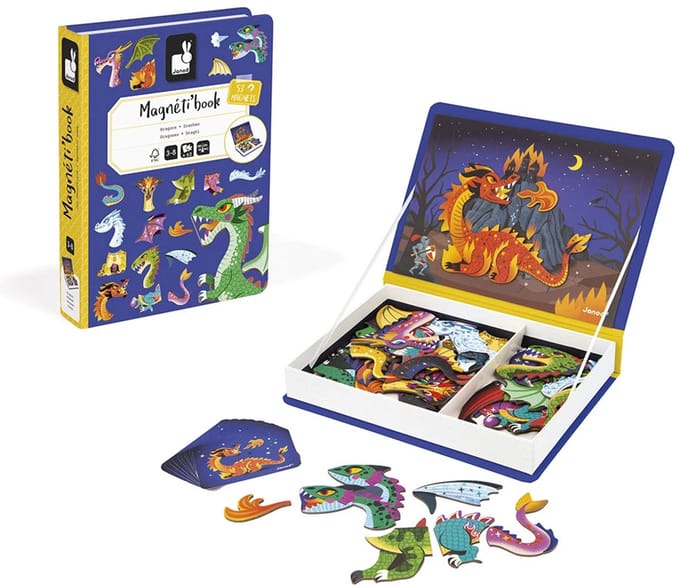 Janod - Magnetibook - Draken - Magneetboek Speelset