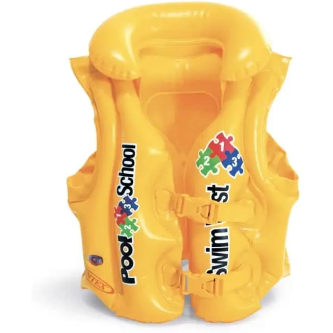 Intex Pool School deluxe zwemvest, leeftijd 3-6, 19-30 kg