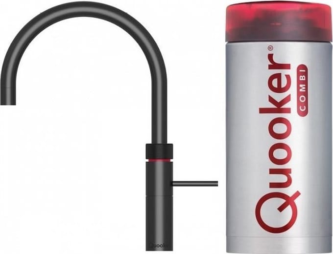 QUOOKER COMBI FUSION ROUND BLACK 3IN1
