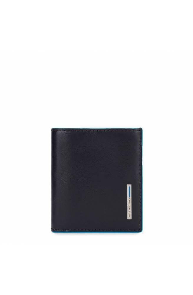 Portfolio Piquadro blauw vierkant man leer zwart PU5963B2R-N