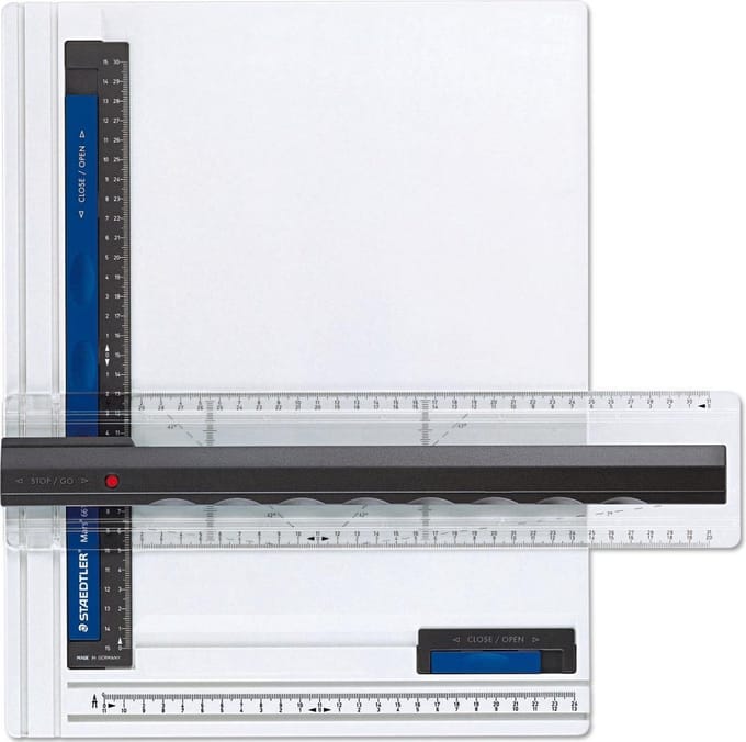 STAEDTLER - Mars 661 tekenplaat - met parallel tekenliniaal - A4