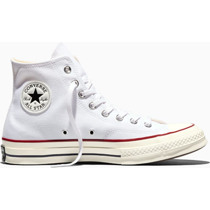 Converse Unisex Chuck 70 Hi White/garnet/egret Maat: 38 | Sneakers Outlet | Unisex | Wit