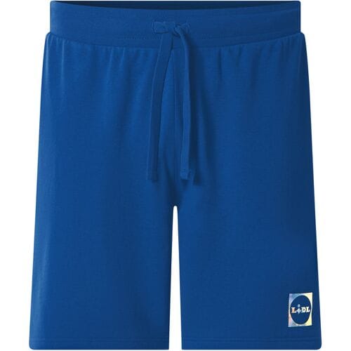 Lidl korte heren joggingbroek (Blauw, S)