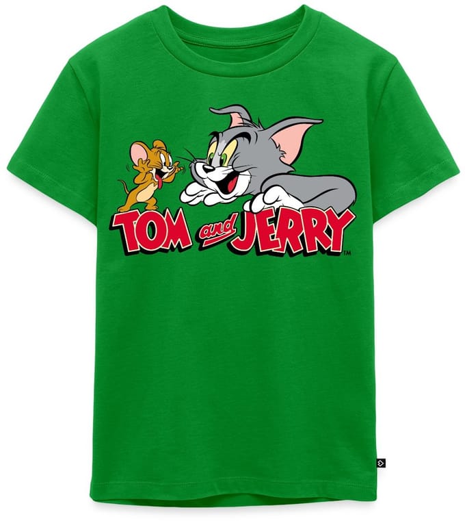 Tom En Jerry Vang Me Maar Premium T Shirt Kinderen