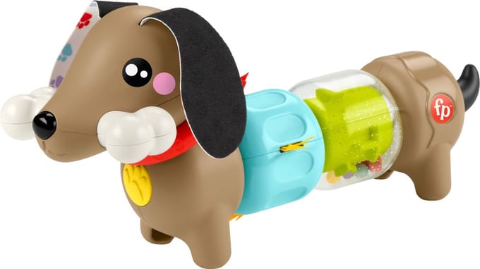 Fisher Price Pets Click & Spin Activiteiten Puppy Grijp- en bijtspeelgoed