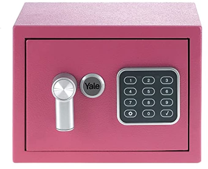 Elektronische Mini Kluis met Pincode - Roze - Basisbeveiliging voor Waardevolle Items
