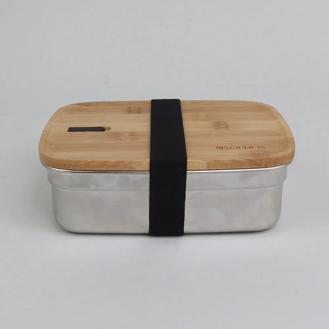 Sophos Lifestyle - Lunch box - Bamboe Staal - Large 1200ml