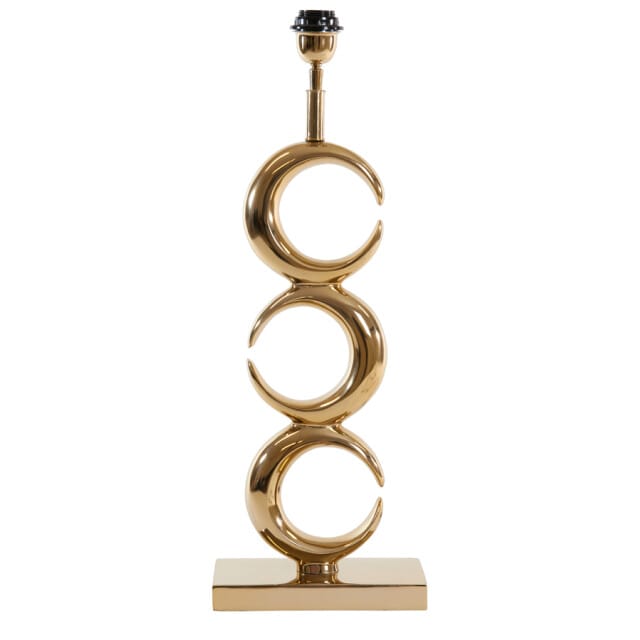 Light & Living - Lampvoet MAAN - 23x13x65cm - Goud