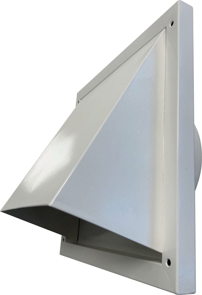 Paneir Airdesigns – RVS WTW-rooster Ø 200 mm - afvoer & toevoer – Wit (RAL9010)