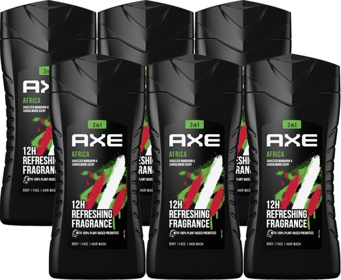 Axe - Douchegel - Africa - 250ml x 6