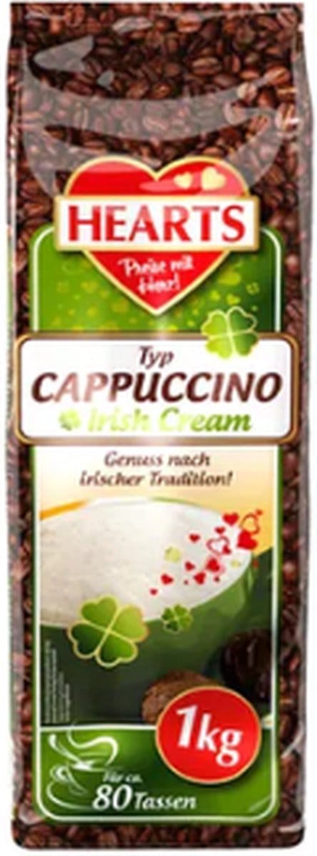 Hearts - Cappuccino Irish - 10 x 1 kg