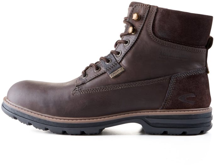 camel active Veterschoen van echt leer - Maat menswear-45 - Donkerbruin