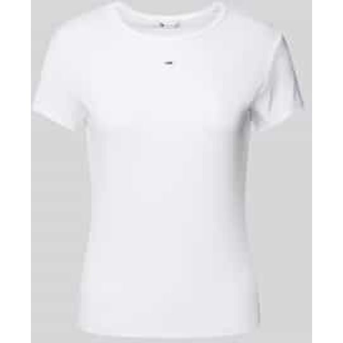 Tommy Jeans Ribbed Slim Crew Neck T-Shirt