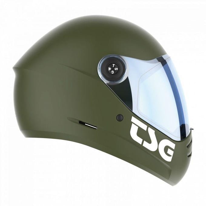 Casque de skate - TSG - Pass 2.0 - Polycarbonate - Mousse EPS - Mixte M vert