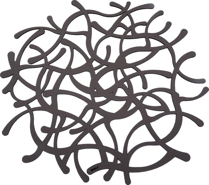 NOOBLU Deco onderlegger TUMBL - Lead grey - Diameter: 60 cm