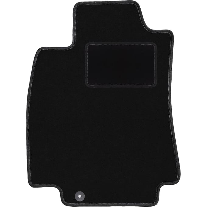 Chauffeursmat zwart voor: Nissan Tiida C11 hatchback, sedan (2004-2012)