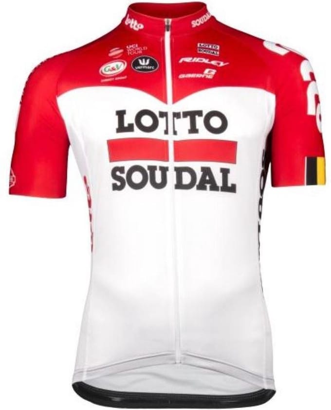 Lotto Soudal Vermarc Trui Korte Mouwen SPL Aero Maat XL