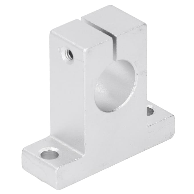 10 stuks SK16 Lineaire Bewegingsrail Ondersteuning Aluminiumlegering Lineaire Asgeleiding Beugel voor Rail Accessoire white