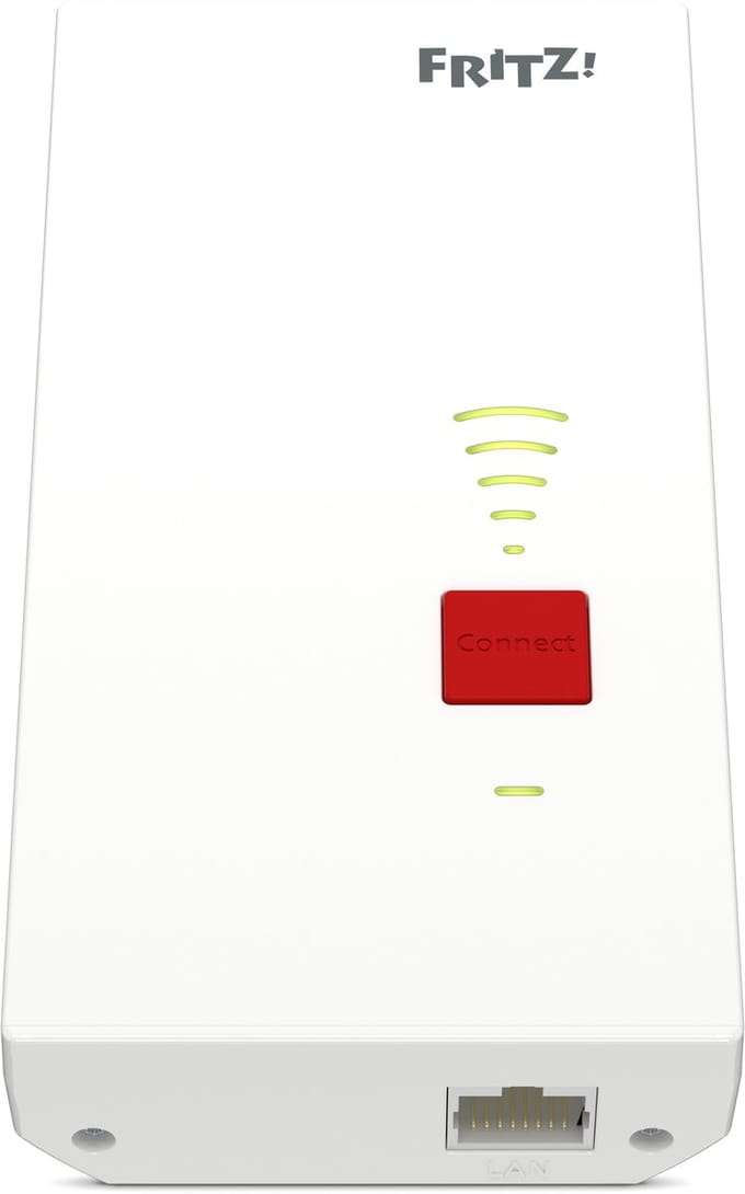 FRITZ! Mesh WiFi Repeater 2700 – Wi-Fi 7 - 6500 Mbit/s - Dual-band