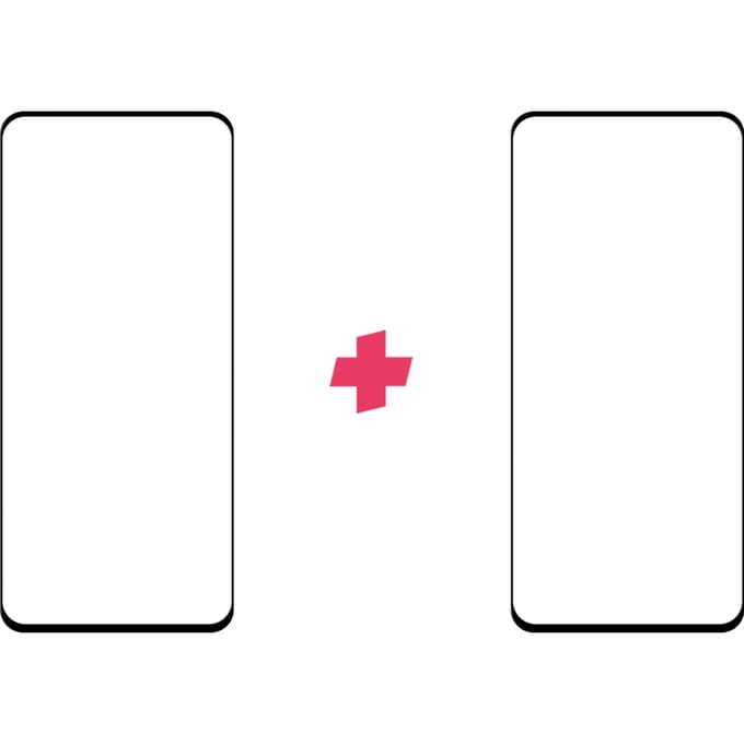 DuoPack: OnePlus Nord screenprotector gehard glas Edge to Edge