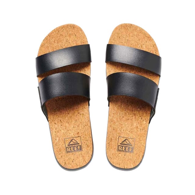 Reef Cushion Bounce Vista Hi Dames Slippers - Zwart - Maat 36