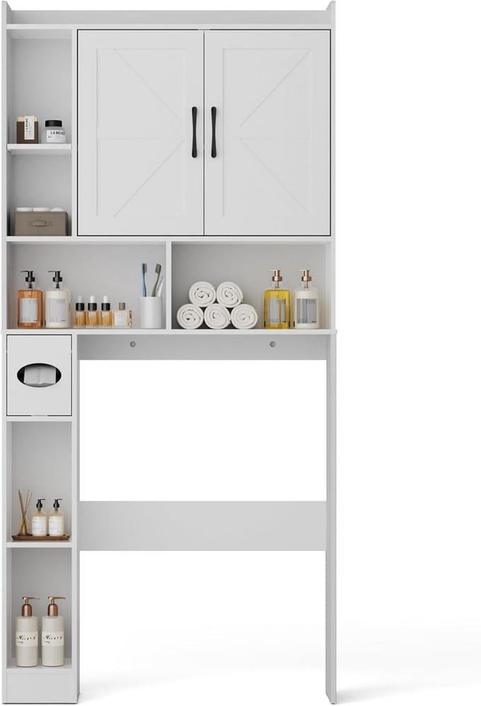 Wasmachine Ombouw - Opbouwmeubel Kast - Meubel Rek - Waskamer