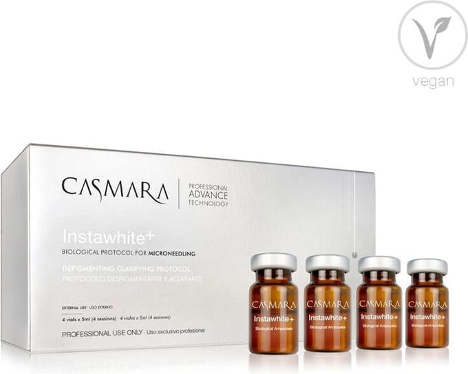 Casmara Instawhite+ / Verhelderende en depigmenterende ampullen voor microneedling 4 stuks