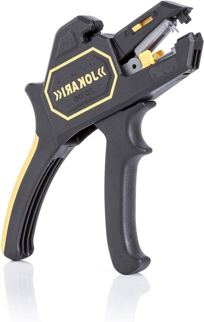 Striptang - Draadstripper - Elektrisch Werk - Automatisch Strippen - 0.2-6.0 mm² - Zwart