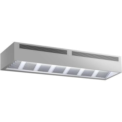 GGM Gastro Induktions-Kastenhaube - 4000mm - ohne Motor - mit Filter