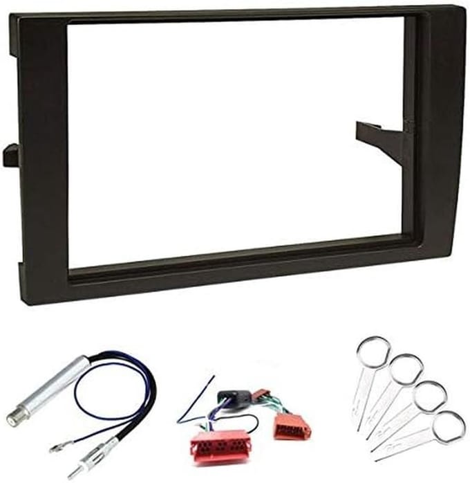 2 DIN Radio Adapter Dashboardpaneel inbouwframe voor Audi A4 B6 B7 Seat Exeo
